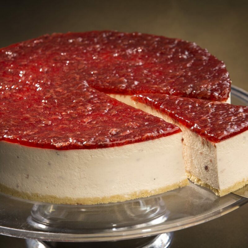 Des FB Strawberry Cheesecake 24cm FROZEN - 1X CAKE